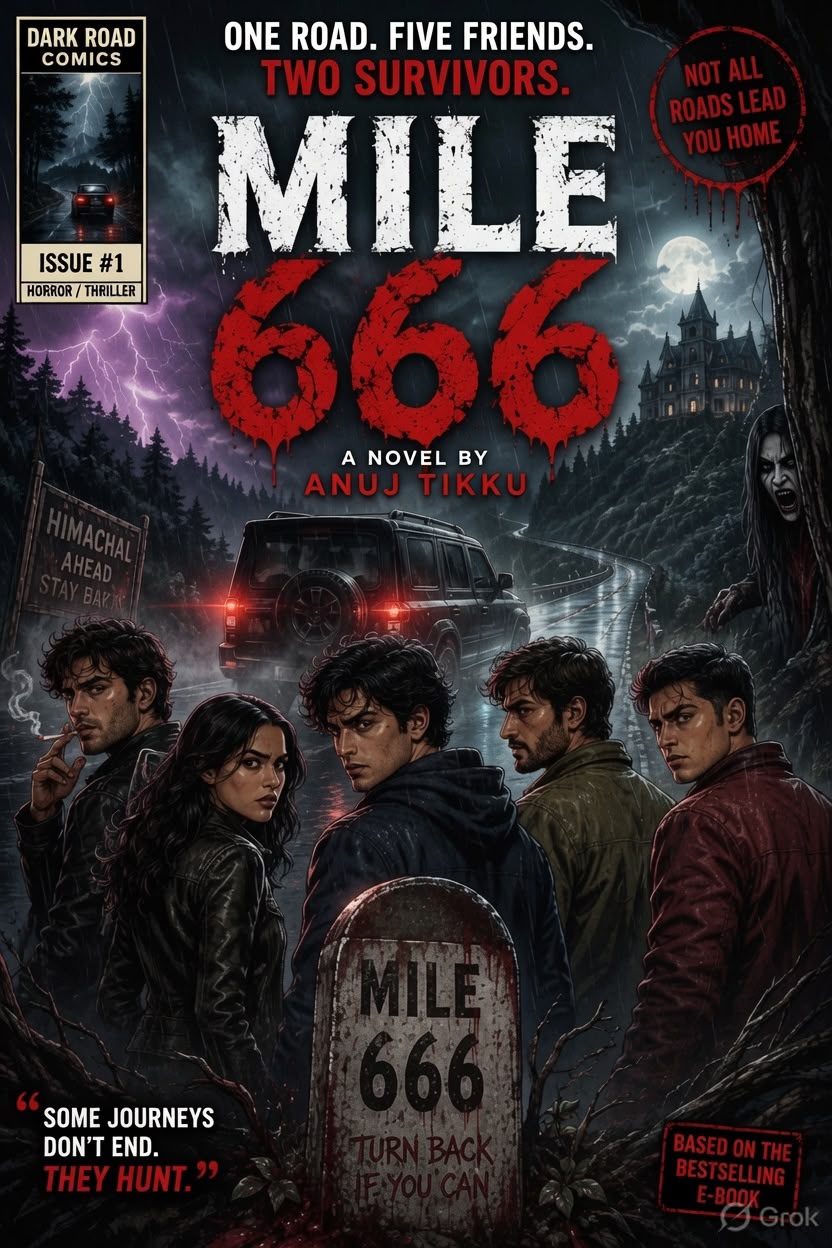 Mile 666 – One Road. Five Friends. Two Survivors - Comic Version