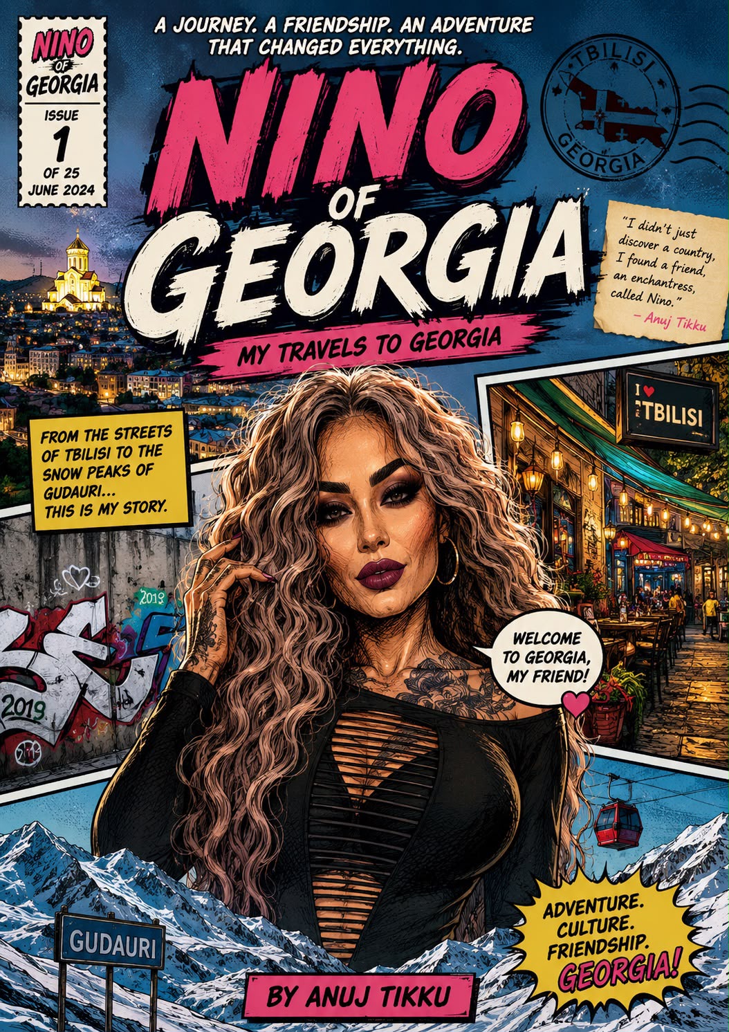 Nino Of Georgia – My Travels To Georgia - Comic Version